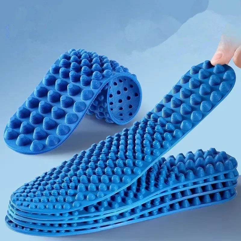 1Pair Relieve Foot Fatigue Shoes Insoles Finger Pressure Board Massage Insole Men Woman Shoe Pads Soft Sports Casual Shoes Sole