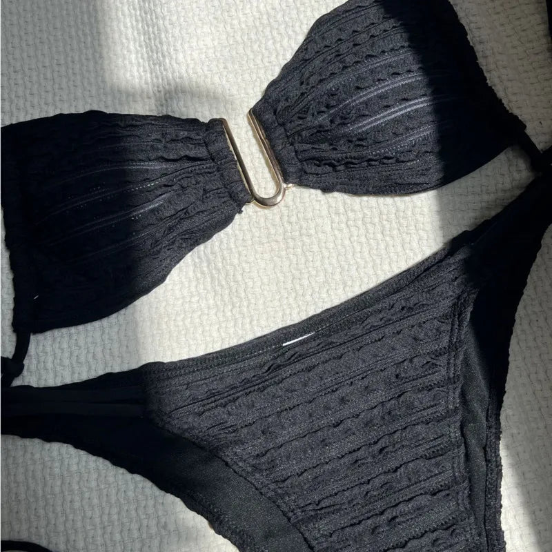Summer Sexy Bikinis  Women's Swimwear Female Swimsuit For Swim Wear Bathing Suits Brazilian Bikini Set Beachwear Pool Bather