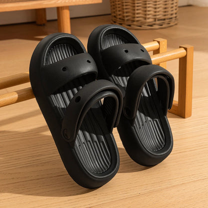 EVA Women Sandals Summer Increased Height Thick Bottom Sandals Comfortable Soft Indoor Outdoor Sandals