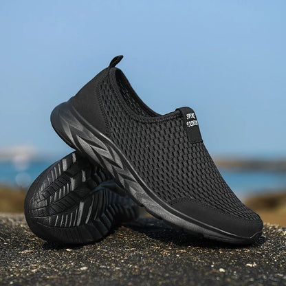 Summer Soft Loafers Lazy Shoes Lightweight Mesh Couple Outdoor Sports Shoes