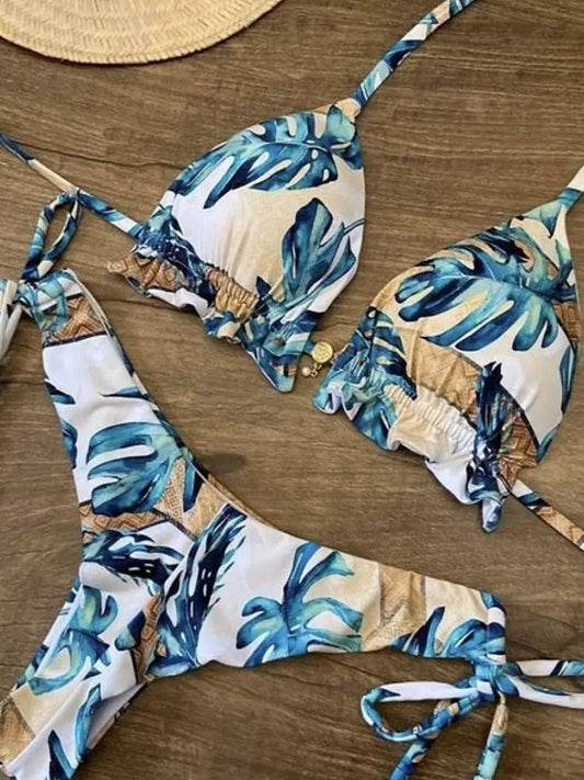 Sexy Micro Bikinis Swimwear Women Push-up Swimsuit Bathing Suit Bandage Beach Wear Brazilian Biquini Bikini Set
