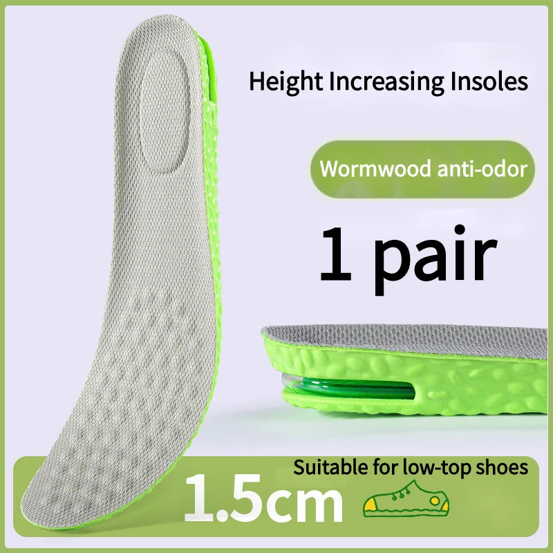 Height Increase Massage Insoles Insole Shock Absorbing