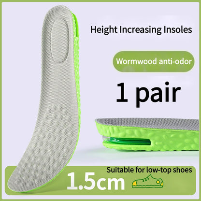 Height Increase Massage Insoles Insole Shock Absorbing