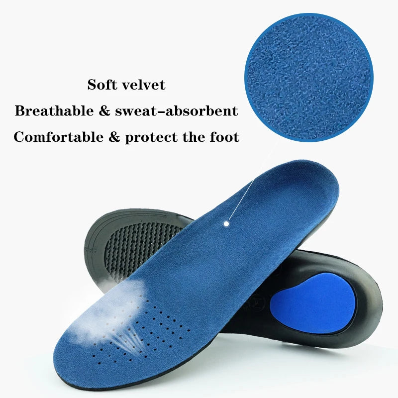 1 Pair Orthotic Insoles For Flat Feet Arch Support Orthopedic Insoles For Feet Correction Shoe Pad Men Women High Quality