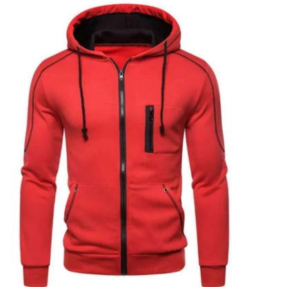 Men's Hoodie Black White Army Green Red Hooded Color Block Fleece Cool Casual Winter Clothing Apparel Hoodies Sweatshirts
