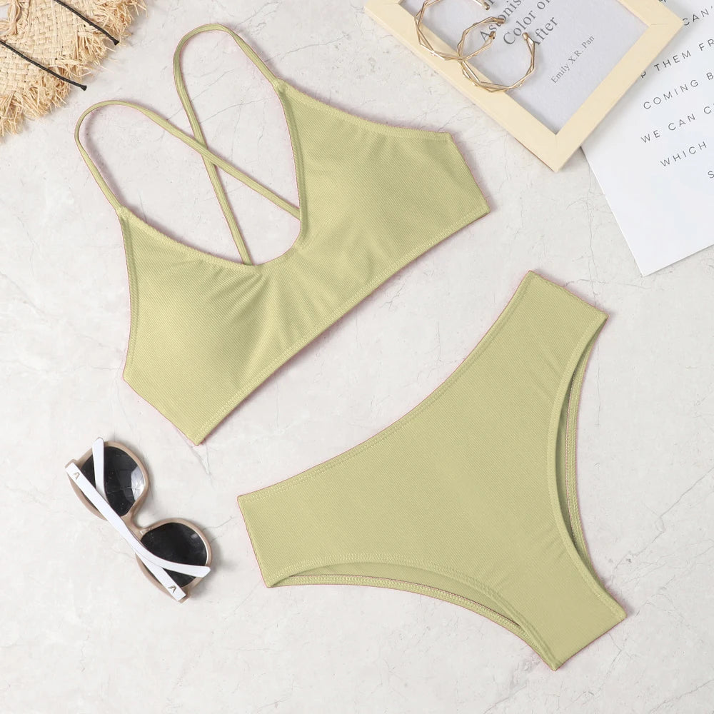 New Bikini Women's Swimwear Sexy Bikini Swimwear Push Up Swimwear Women's Beach Swimwear