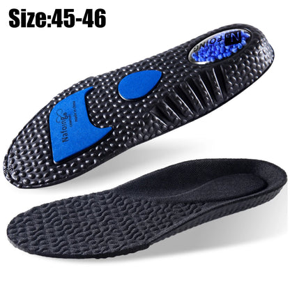 Sport Insoles for Shoes Sole Shock Absorption Deodorant Breathable Cushion Running Insoles for Feet Man Women Massage Care Pads