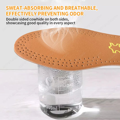 Ultra Thin Leather Latex Insoles Deodorizing Breathable Sports Insoles For Leisure Business Shoes Sole Shock Absorbing Inserts