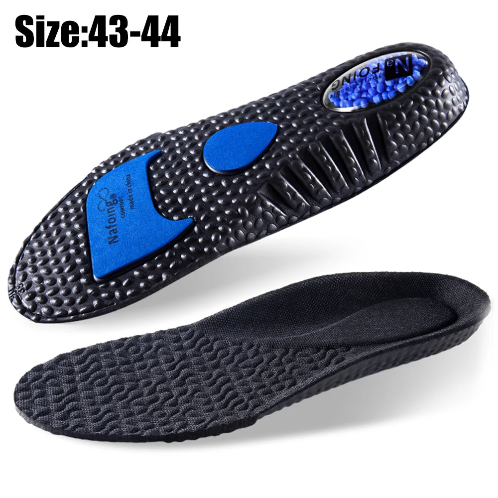Sport Insoles for Shoes Sole Shock Absorption Deodorant Breathable Cushion Running Insoles for Feet Man Women Massage Care Pads