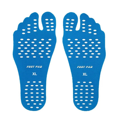 Anti Slip Adhesive Insoles Non-slip Barefoot Stick Beach Shoes Footpads Sticker Silica Gel Invisible Shoe Pad Swim Pool