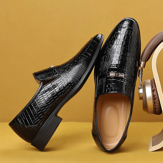 Men's Slip-On Dress Shoes Business Casual Comfortable Classical Dress Shoes for Men ﻿