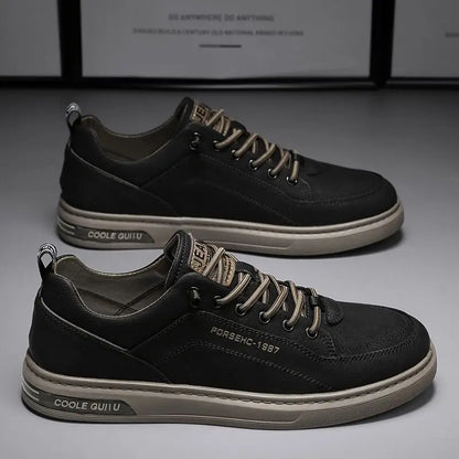 2025 Spring and Autumn Fashion Mens Casual Sneakers New Fashion Lace-up White Shoes Student Comfort Sports Vulcanized Shoes