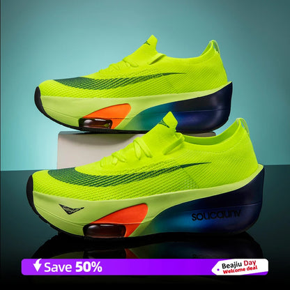 Air Cushion Running Shoes Speciality Marathon Men Sports Breathable Lightweight Women's Comfortable Nonskid Leisure Sneakers