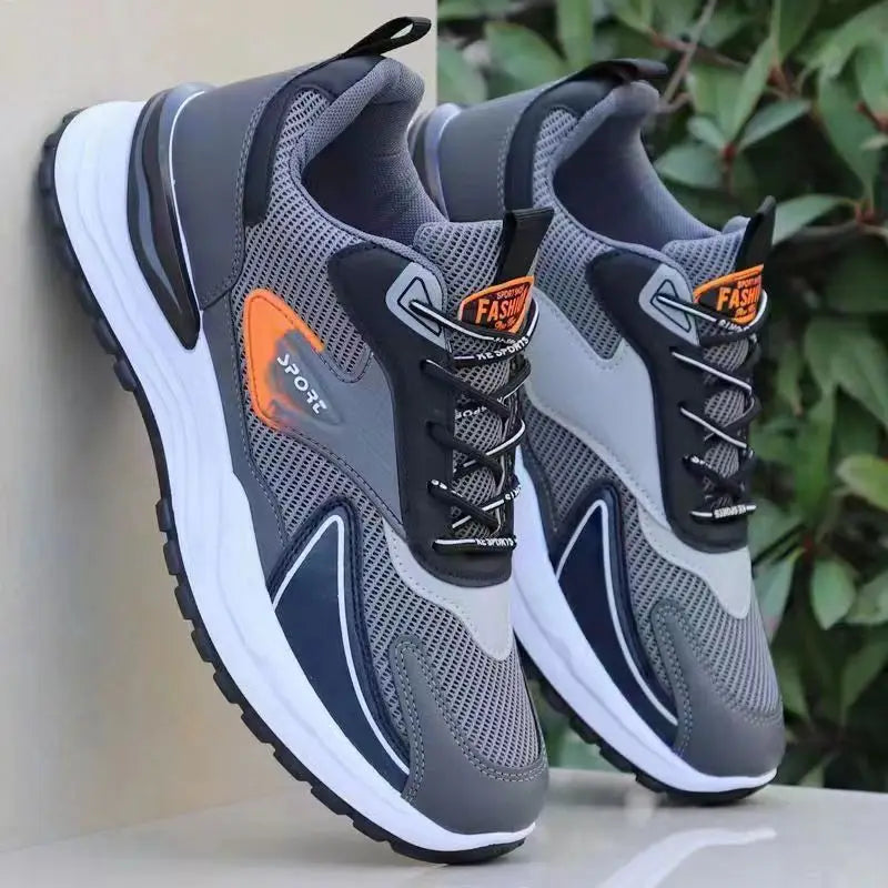 2025 Men's Casual Shoes Fashionable Breathable Sports Wear-resistant Running Shoes Outdoor Walking Training Tennis Shoes