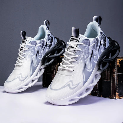 YRZL Men's Running Casual Sneakers Lightweight Sports Shoes Men Comfortable Walking Shoes for Men Non Slip Breathable Athletic