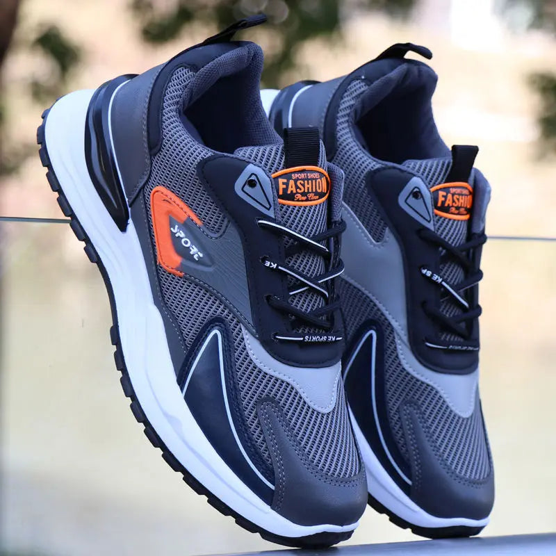 2025 Men's Casual Shoes Fashionable Breathable Sports Wear-resistant Running Shoes Outdoor Walking Training Tennis Shoes
