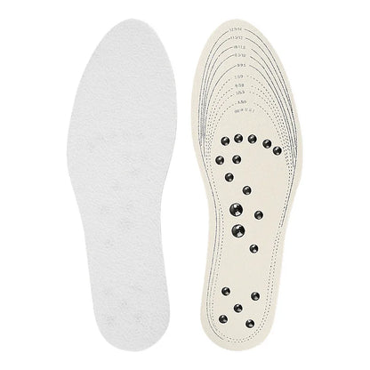 18 Magnets Magnetic Acupressure Massage Health Insoles Foot Therapy Reflexology Pains Relief Insoles for Women and Men Shoe Pads