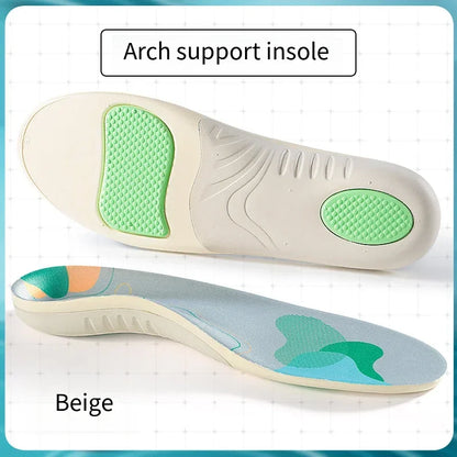 Arch Support Insole for Feet Plantar Fasciitis Sports Shoes Insoles Flat Foot Orthopedic Pads Shock Absorption Shoe Sole 1Pair
