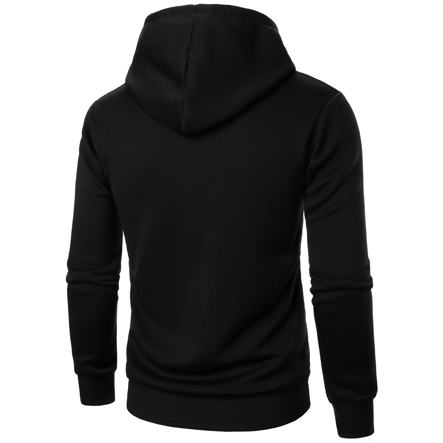 Men's autumn and winter solid color outdoor sports casual hoodie top