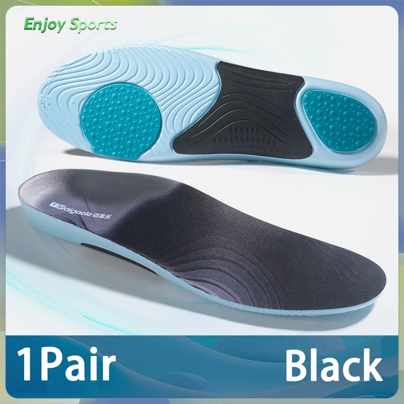 1Pair/2Pair Men's and Women's Sports Insoles Flat Foot Arch Support Orthotic Insoles Shock Absorbing Sole Comfortable Shoe Pads