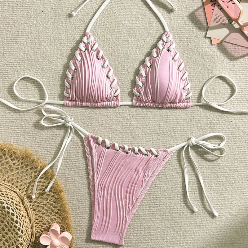 Women's Swimwear Female Swimsuit For Swimming Wear Bathing Suits Brazilian Bikini Set Beachwear Pool Bather