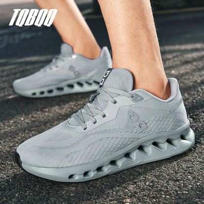 Men's Lightweight Running Shoes Anti-Slip Cushioning Breathable Mesh Sneakers for Jogging Gym Training Fitness Sport Walking