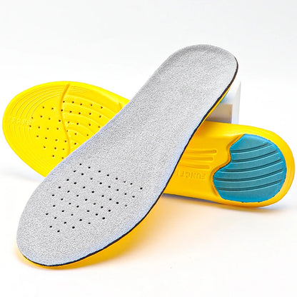 Memory Foam Sport Insoles Sweat Absorption Pads Running Sport Shoe Inserts Breathable Insoles Foot Care Men Women Size 35-45 HD1