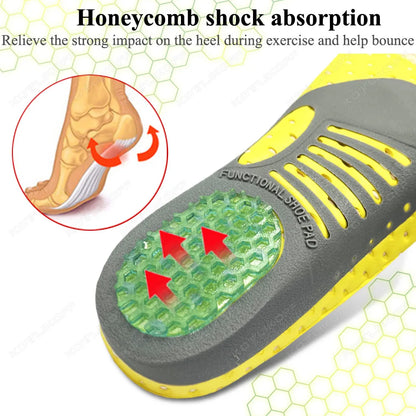 Upgrade Orthotic Gel Insoles Orthopedic Flat Foot Health Sole Pad For Shoes Insert Arch Support Pad For Plantar Fasciitis Unisex