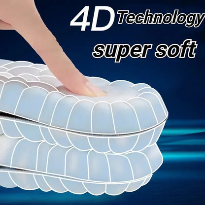 4D Massage Super Soft  Insole Running Orthopedic Inserts
