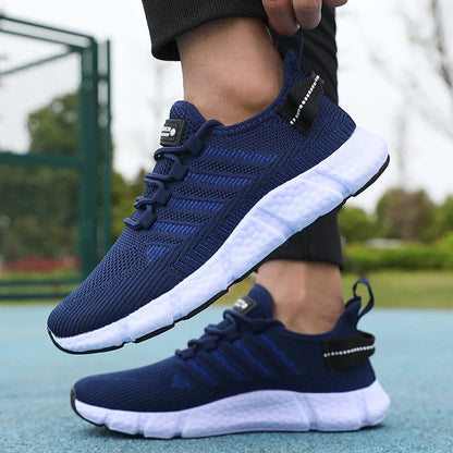 New Summer Soft Soled Running Shoes Men Mesh Breathable Casual Shoes Comfortable Fashionable Versatile Outdoor Exercise Shoes