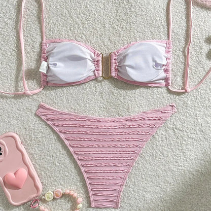 Summer Sexy Bikinis  Women's Swimwear Female Swimsuit For Swim Wear Bathing Suits Brazilian Bikini Set Beachwear Pool Bather