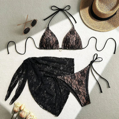 2025 Sexy Bikinis Female Swimsuits Women Three-Piece Swimwear Beach Swimming Wear Bathing Suits Brazilian Bikini Set Pool Bather