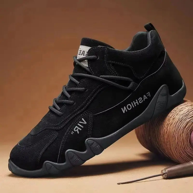 Outdoor Fashion Men's Shoes Loafers Comfort Walking Vulcanzed Sneakers Men Original Men's Ankle Boot Non Slip Work Shoes for Men