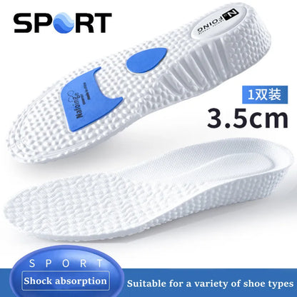 NEW Height Increase Templates Sports Shock Absorption Insoles for Feet Deodorant Orthopedic Insole for Shoes Men Women Shoe Sole