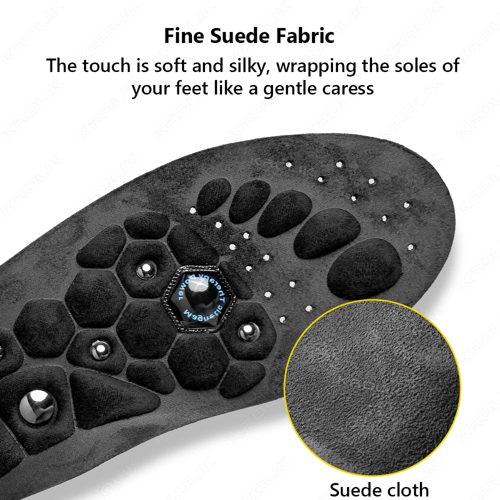 Magnetic Massage Insoles Acupressure Inserts Arch Support Orthopedic Acupressures Shoes Pads Relieve Tired for Men Women Unisex