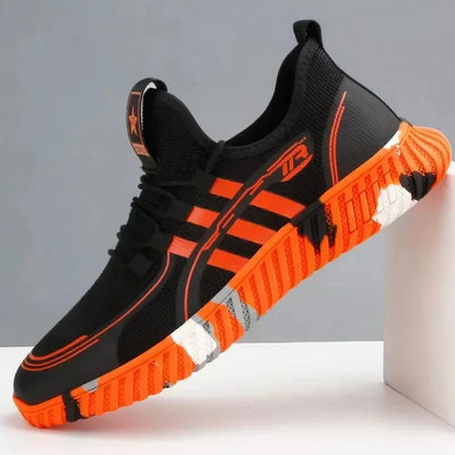 Men's sports shoes, comfortable tennis shoes, mesh surface, fly fabric, anti slip, men's tennis, big discounts, novelty