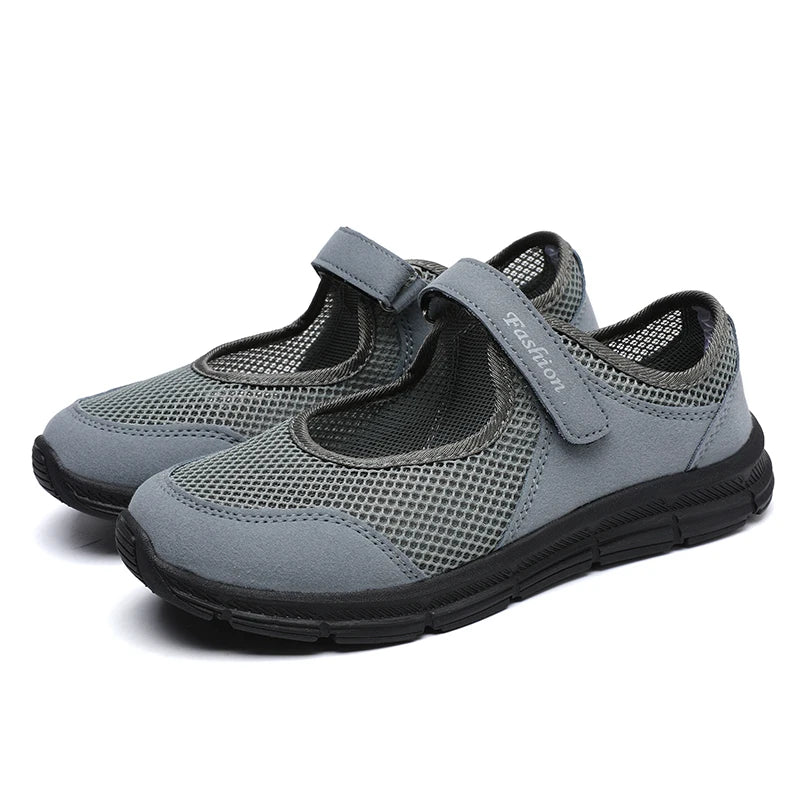Breathable Vulcanized Shoes White Fashion Breathable Mesh Casual Walking Shoe
