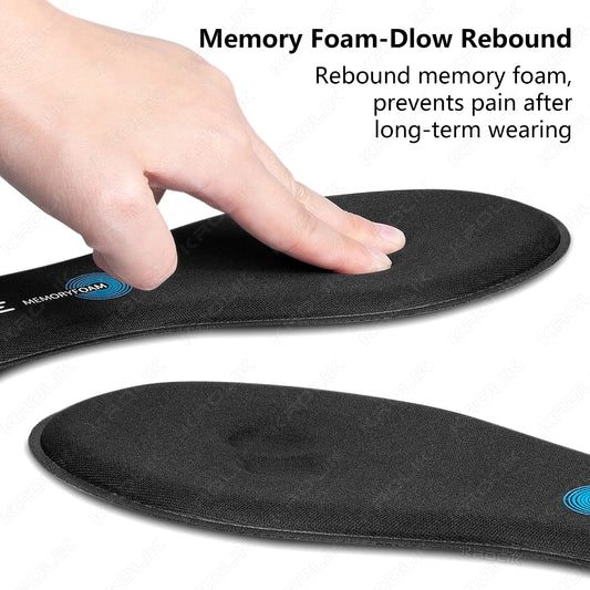 2 PCS Memory Foam Sports Insoles for Shoes Men Women Sports Antibacterial Deodorization Insoles Sweat Absorption Running Cushion