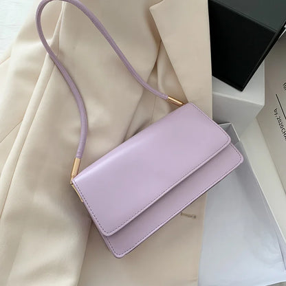 Luxury Brand Crossbody Bags for Women Fashion Design Underarm 2025 Woman Shoulder Bag Female Handbag and Purses Solid Color