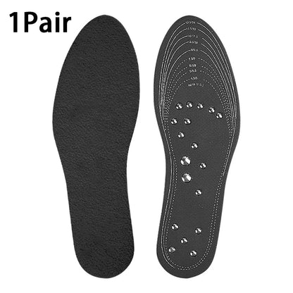 1Pair Magnetic Therapy Massage Insole Foot Acupoint Massage Insole Memory Foam Sole Men women Leg Fatigue Relief Shoe Insoles
