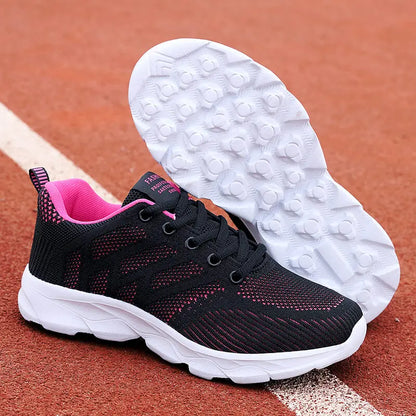 New Sneakers Women Casual Shoes Fashion Breathable Walking Mesh Flat Shoes Women Tenis Feminino White Ladies sports Shoes