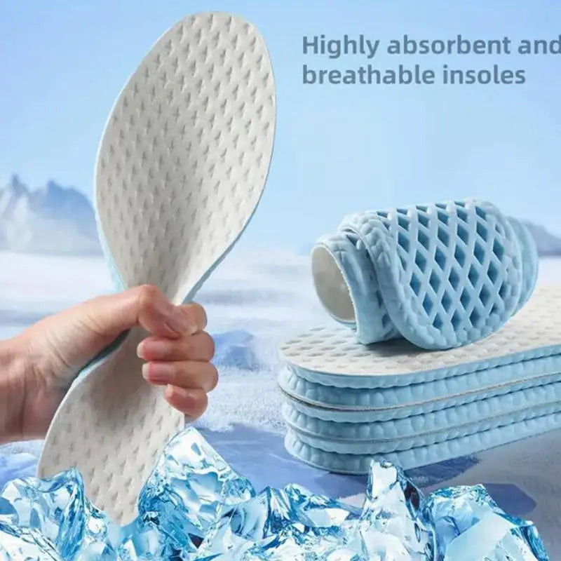 5Pair Summer Breathable Mesh Insoles for Men Women Deodorization Sweat Absorb Running Absorption Shoe Sole Sport Shoes Pads
