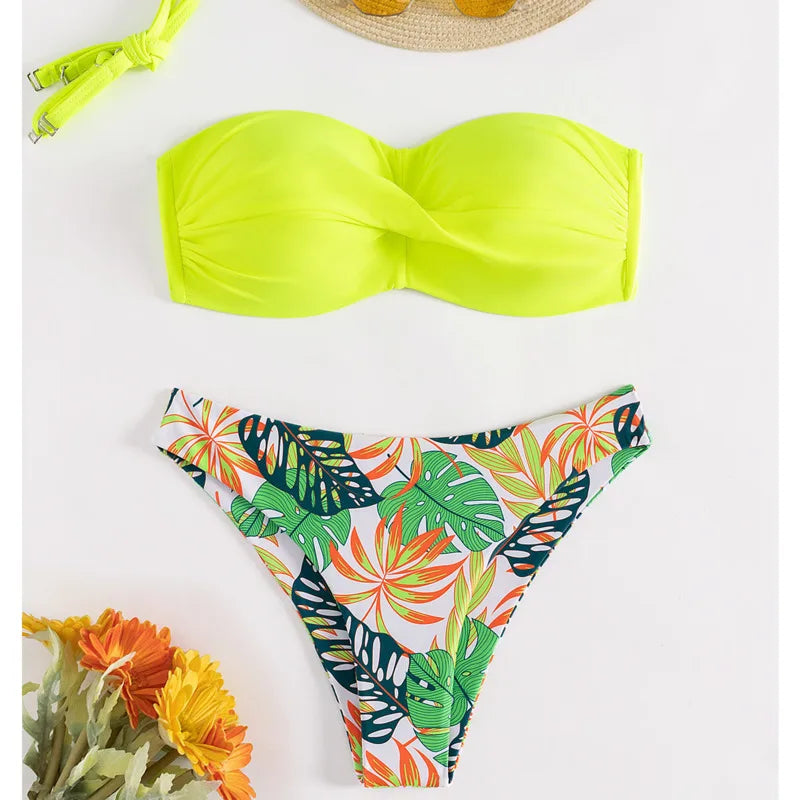 2025 Sexy Bikinis Push Up Swimsuits Women Swimwear For Female Beach Swimming Wear Bathing Suits Brazilian Bikini Set Pool Bather