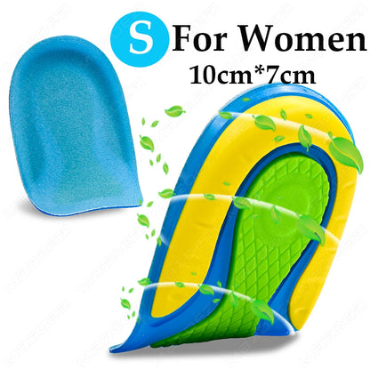 Silicone Gel Non-Slip Soft Sport Shoes Insoles Massaging Insoles Orthopedic Foot Care For Feet Shoes Soles Shock Absorption Pads