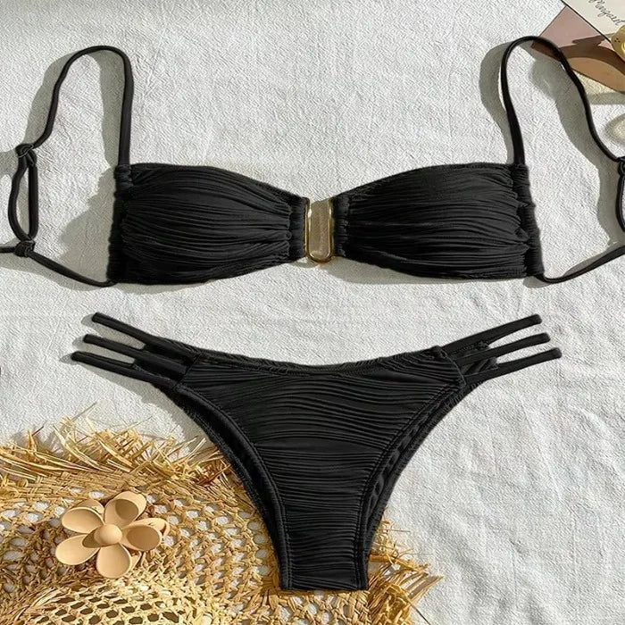 New Sexy Bikinis Swimsuits Women's Swimwear Push Up Female Beach Swim Wear Bathing Suits Brazilian Bikini Set Pool Bather