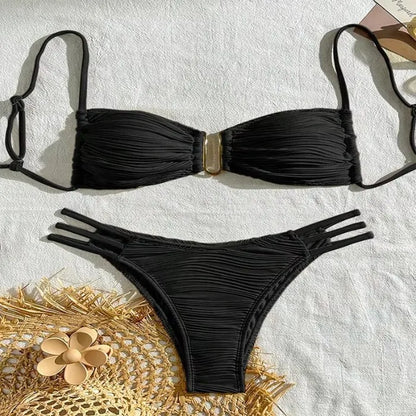 New Sexy Bikinis Swimsuits Women's Swimwear Push Up Female Beach Swim Wear Bathing Suits Brazilian Bikini Set Pool Bather
