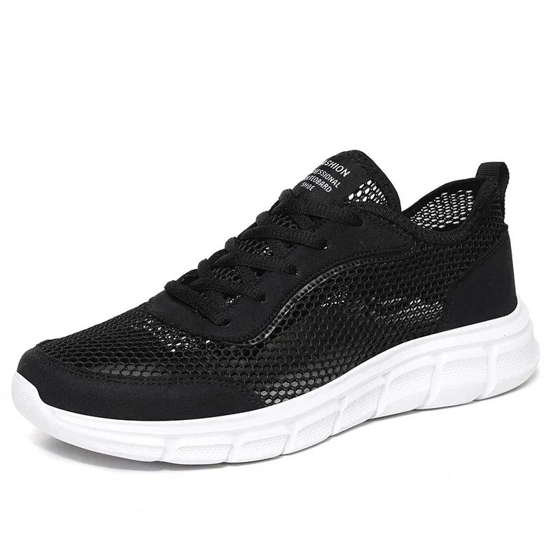 Summer Mesh Shoes Men Sneakers Breathable Light Men's Casual Shoes Lace-Up Walking Footwear Tenis Masculino Zapatillas Hombre