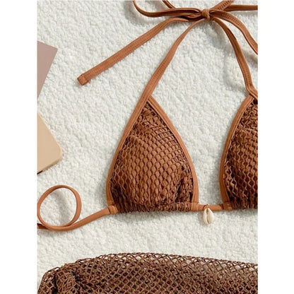 Sexy Bikinis Female Swimsuits Women's Three-Piece Swimwear Beach Swim Wear Bathing Suits Brazilian Bikini Set Pool Bather