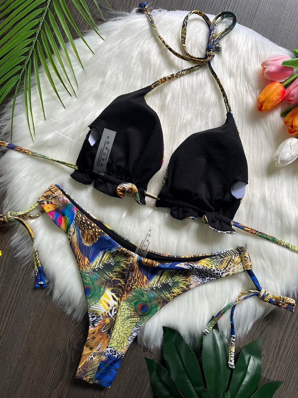 RUOTONGSEPT 2023 Popular Womens Beachwear Sexy Bikinis Set Hot Sport Swimwear Push-Up Padded Swimsuit  Exquisite Bather Swimwear