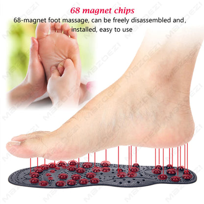 Magnetic Therapy Massage Insoles For Shoes Foot Acupressure Enhanced Magnetic Insole Point Therapy Feet Body Detox Insert Pads